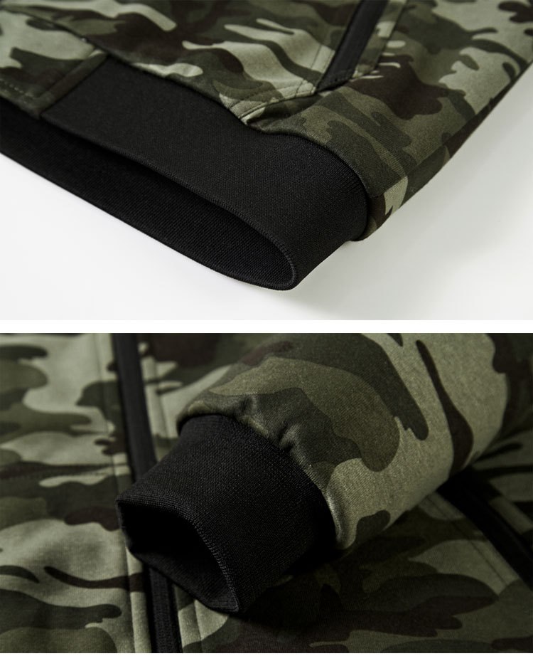 Men Hoodies New 2018 Autumn Winter Original Brand AFS JEEP Sweatshirts Healthy Breathable Military Army Camouflage Mens Coats