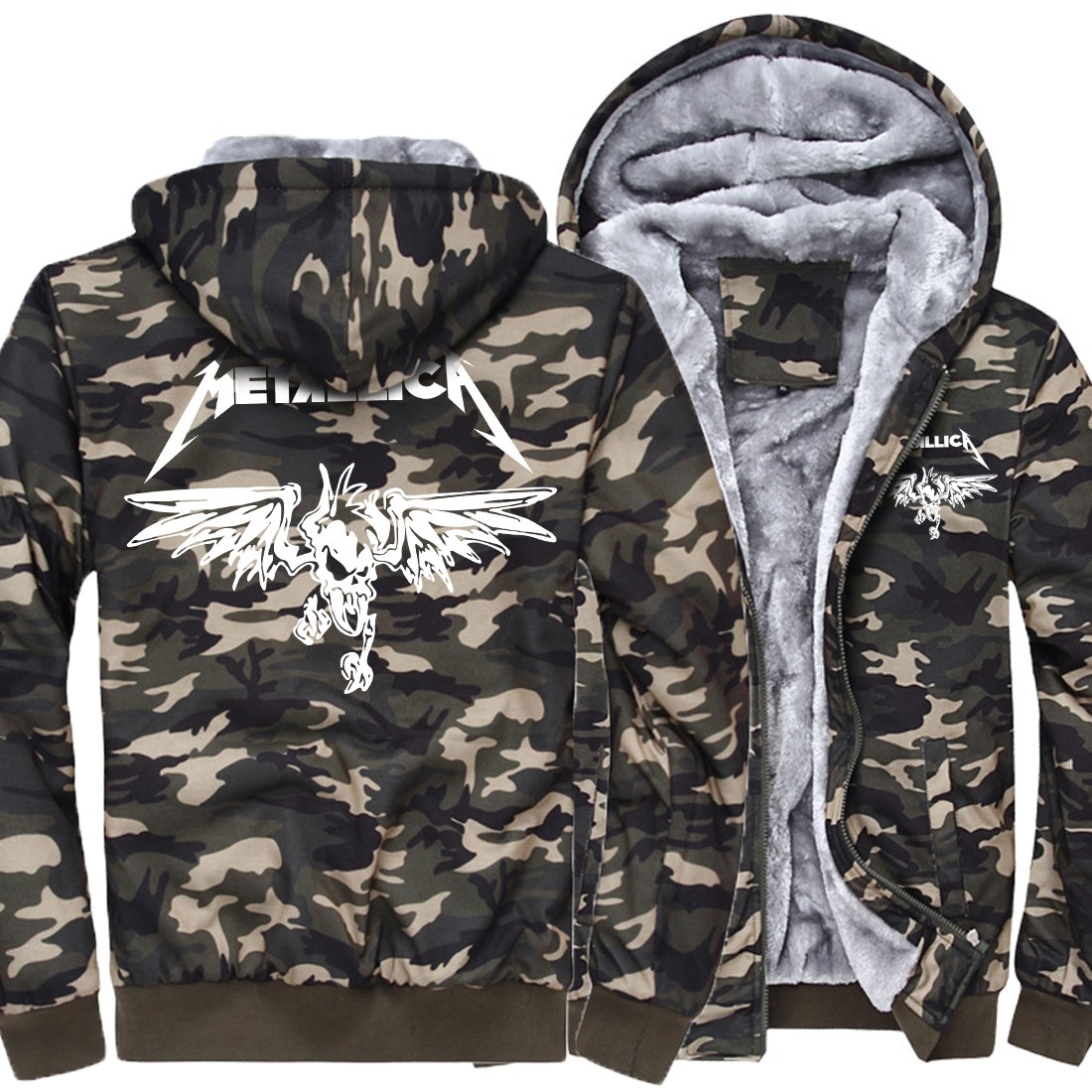 2019 new fashion TV Show Teen Wolf harajuku Teen 24 thick Army Ggreen Camouflage zipper hoodies swag tracksuit homme jacket pp