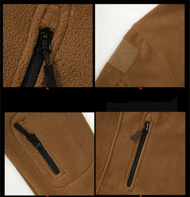 MEGE Men Military Fleece TAD Tactical Softshell Jacket Polartec Thermal Polar Hooded Coat Army Outerwear, Autumn Winter Clothing