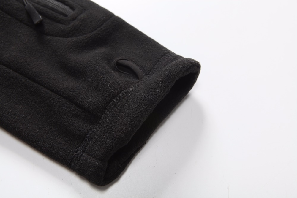 Outdoors Tactical Zipper Pocket Sharkskin Soft Shell Warm Thelmal Fleece Hoodies Cargi Army Jacket Men 3 Color