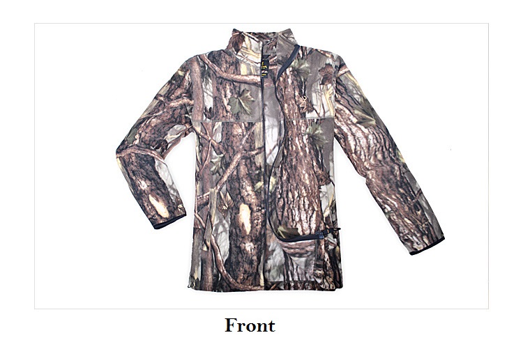 Outdoors Tactical Zipper Pocket Sharkskin Soft Shell Warm Thelmal Fleece Hoodies Cargi Army Jacket Men 3 Color