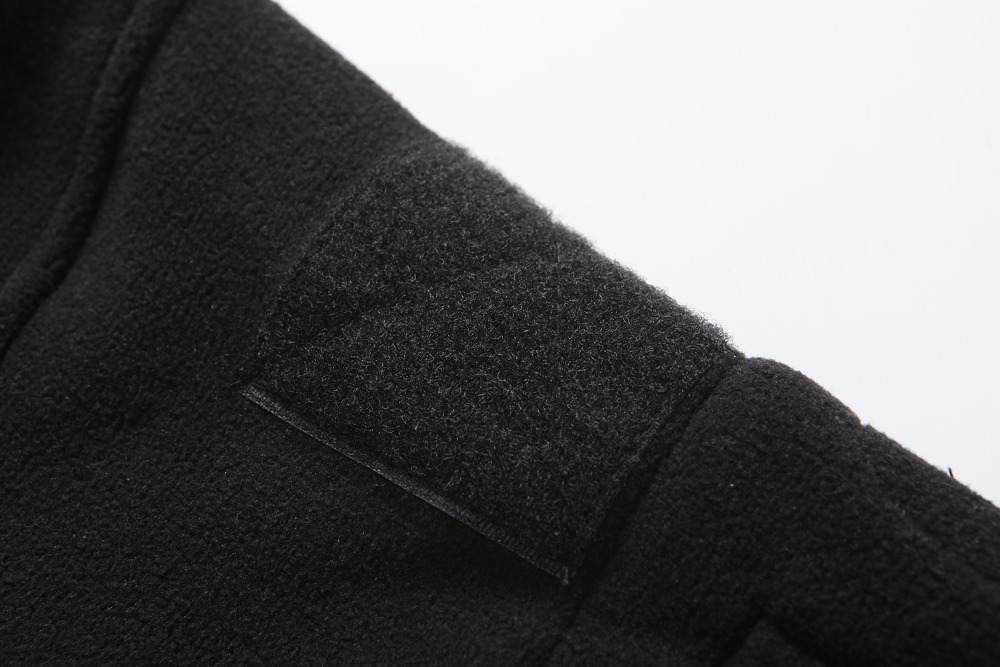 Outdoors Tactical Zipper Pocket Sharkskin Soft Shell Warm Thelmal Fleece Hoodies Cargi Army Jacket Men 3 Color