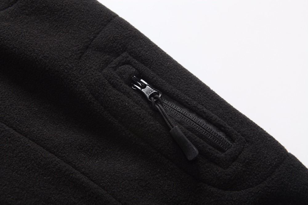 Outdoors Tactical Zipper Pocket Sharkskin Soft Shell Warm Thelmal Fleece Hoodies Cargi Army Jacket Men 3 Color