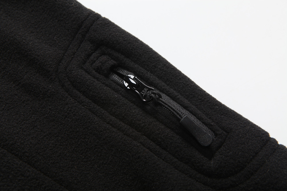 Outdoors Tactical Zipper Pocket Sharkskin Soft Shell Warm Thelmal Fleece Hoodies Cargi Army Jacket Men 3 Color