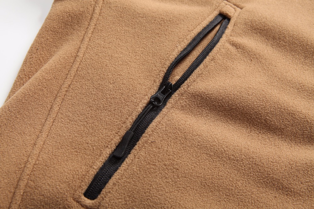 Outdoors Tactical Zipper Pocket Sharkskin Soft Shell Warm Thelmal Fleece Hoodies Cargi Army Jacket Men 3 Color