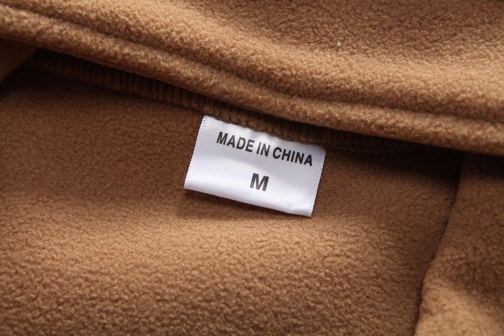 Outdoors Tactical Zipper Pocket Sharkskin Soft Shell Warm Thelmal Fleece Hoodies Cargi Army Jacket Men 3 Color