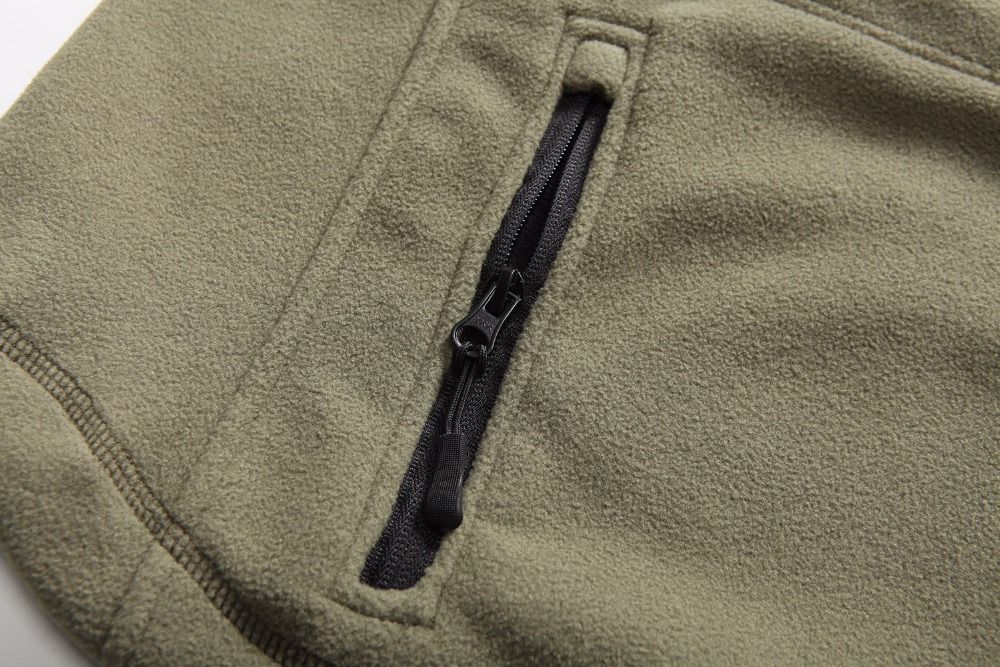 Outdoors Tactical Zipper Pocket Sharkskin Soft Shell Warm Thelmal Fleece Hoodies Cargi Army Jacket Men 3 Color