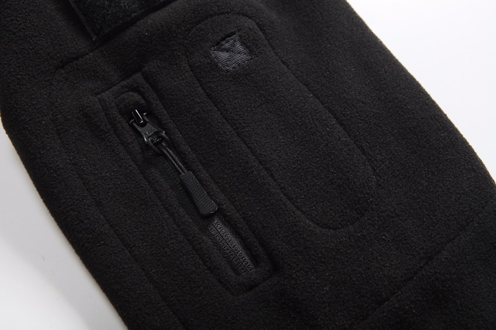 Outdoors Tactical Zipper Pocket Sharkskin Soft Shell Warm Thelmal Fleece Hoodies Cargi Army Jacket Men 3 Color