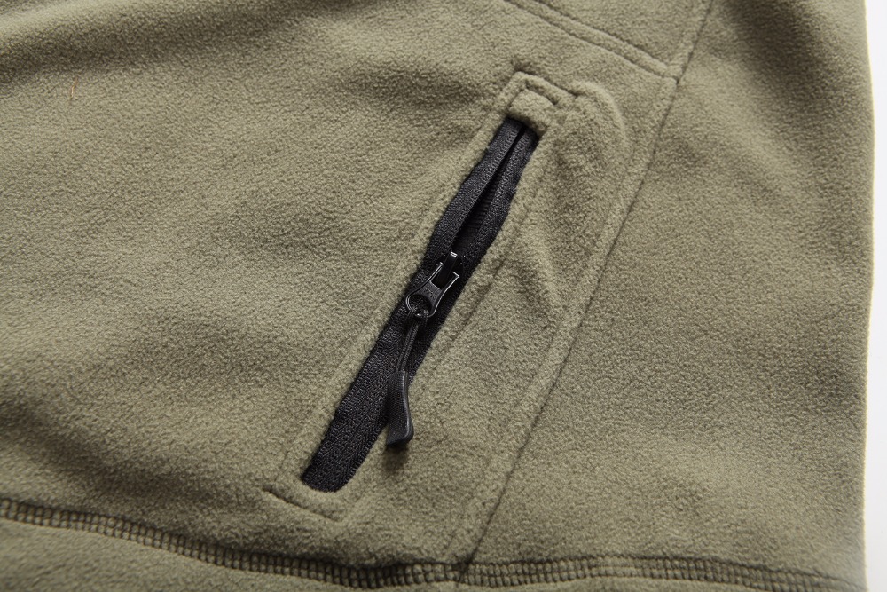 Outdoors Tactical Zipper Pocket Sharkskin Soft Shell Warm Thelmal Fleece Hoodies Cargi Army Jacket Men 3 Color