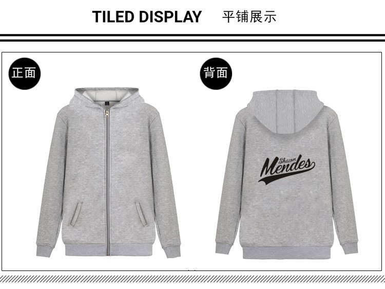 Shawn Mendes Hoodies With Zipper Hooded Sweatshirts Handwritten Illuminate