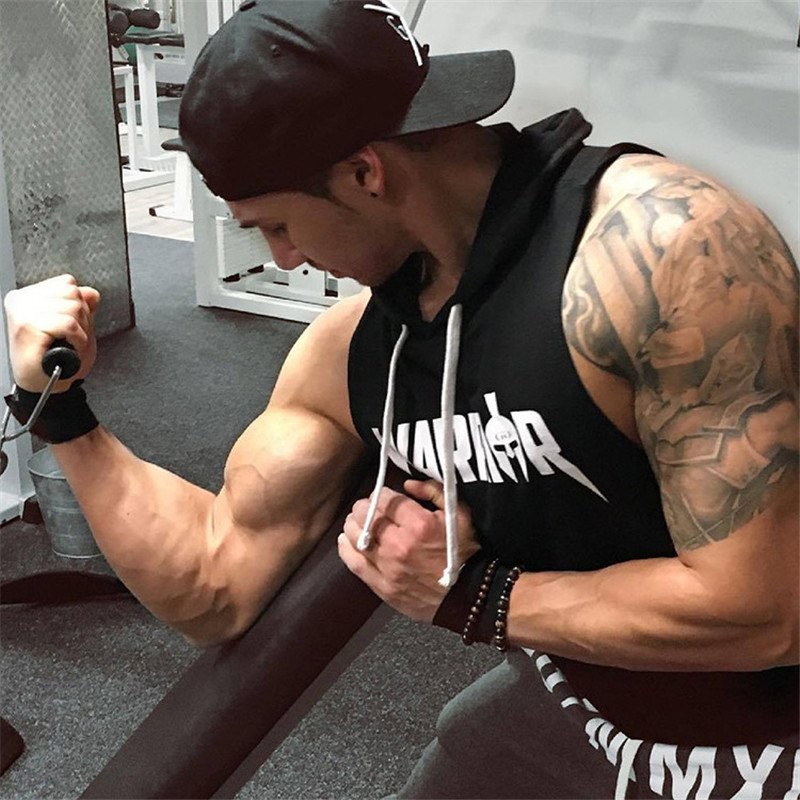 Autumn Men Hoodies Sweatshirt Fashion Military Tracksuit Casual Pullover Male Sleeveless hoodie