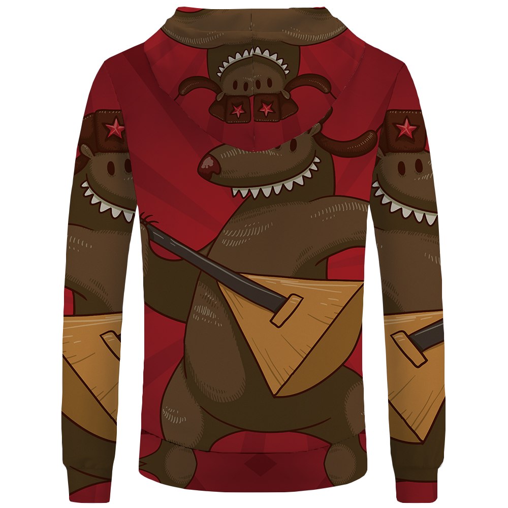 Skull Hoodie Men Black Military Hoodies Anime Clothes Punk Rock Metal 3d Print Sweatshirt Casual