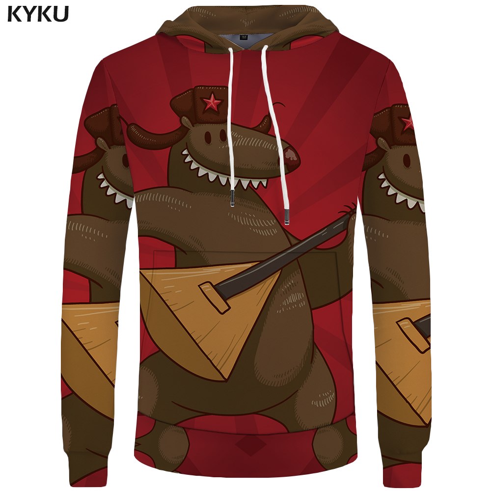 Skull Hoodie Men Black Military Hoodies Anime Clothes Punk Rock Metal 3d Print Sweatshirt Casual