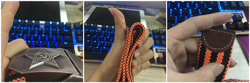 New Men & Women High Quality 3D Five Rays Star Military Belt Old CCCP Army Belt Patriotic Retired Soldiers Canvas Jeans Belt