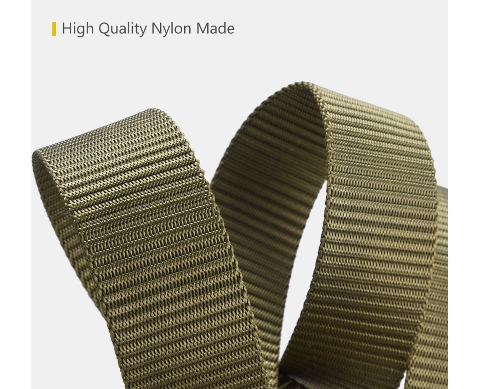 MILUOTA Mens Tactical Belt Military Nylon Belt Outdoor multifunctional Training Belt Combat Belts Sturdy Waistband MU055