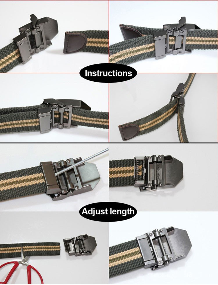 2017 Brand Mens Belt Navy Seal Metal Smooth Buckle Striped Canvas Belt Knit Strap Military Belts Eagle Waist Cinto Unisex