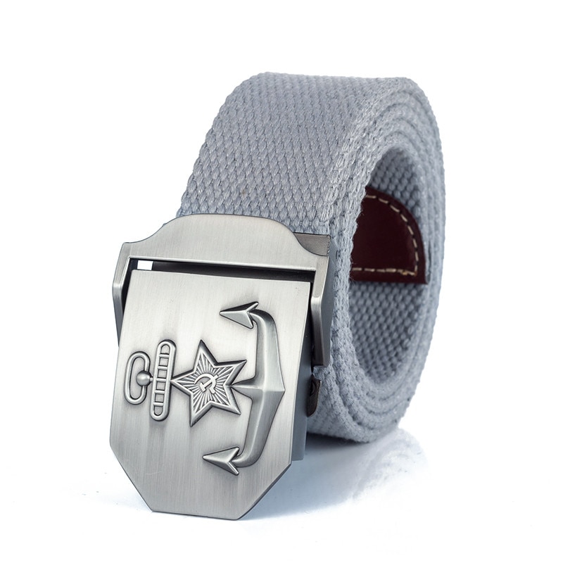 New Men & Women High Quality Military Belt Navy Of The USSR Canvas Strap Patriotic Retired Soldiers Jeans Tactical Belt