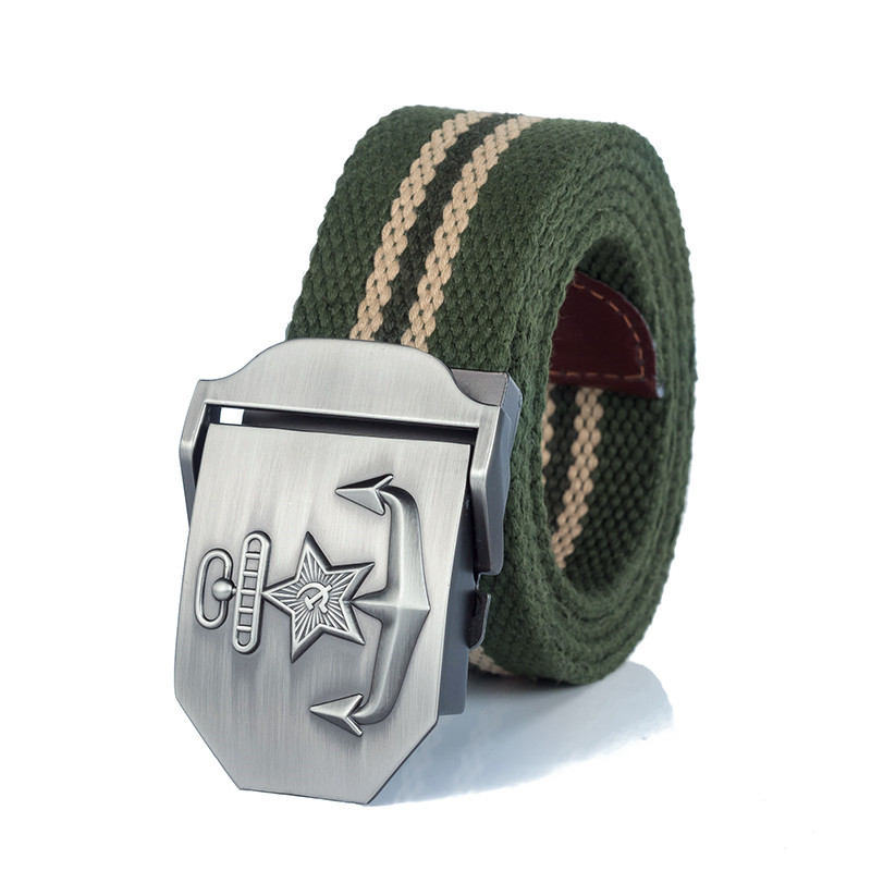 New Men & Women High Quality Military Belt Navy Of The USSR Canvas Strap Patriotic Retired Soldiers Jeans Tactical Belt