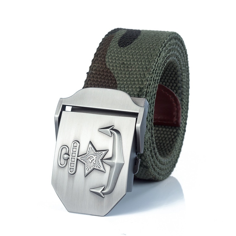 New Men & Women High Quality Military Belt Navy Of The USSR Canvas Strap Patriotic Retired Soldiers Jeans Tactical Belt