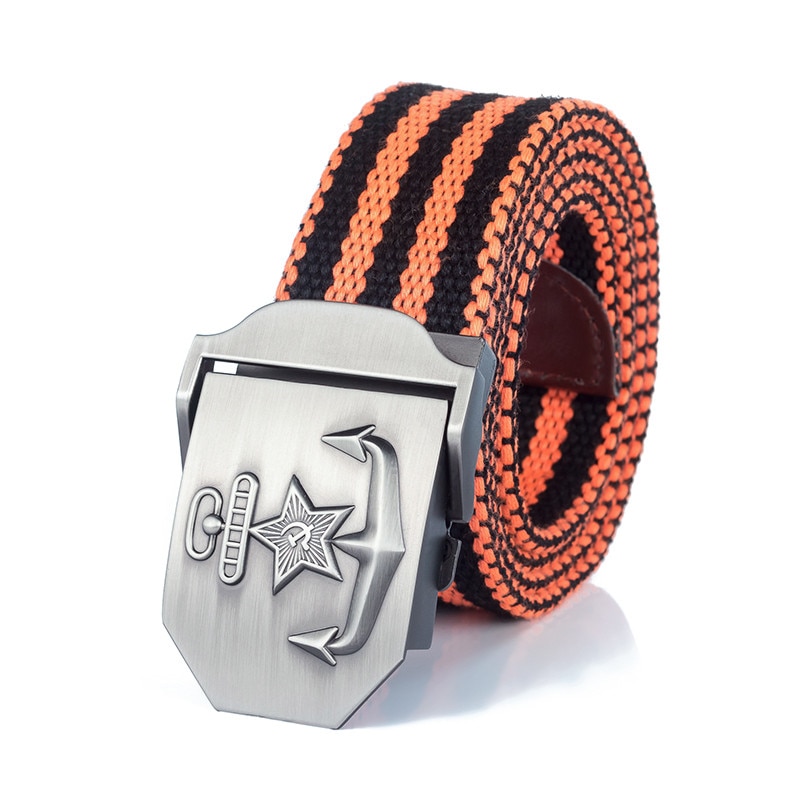 New Men & Women High Quality Military Belt Navy Of The USSR Canvas Strap Patriotic Retired Soldiers Jeans Tactical Belt