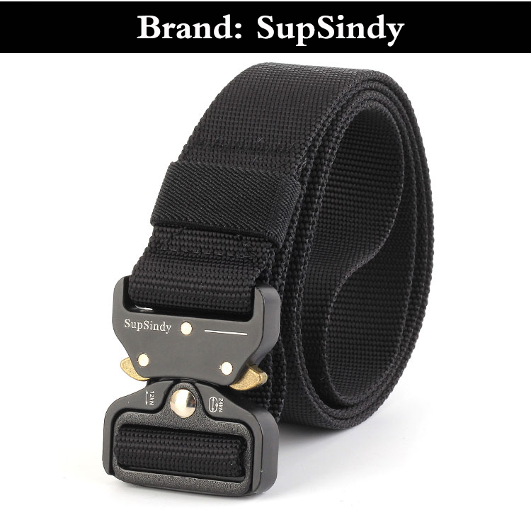 SupSindy men's canvas belt Metal insert buckle military nylon Training belt Army tactical belts for Men Best quality male strap SupSindy men's canvas belt Metal insert buckle military nylon Training belt Army tactical belts for Men Best quality male strap
