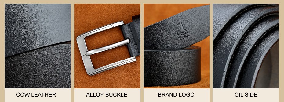 [MILUOTA] Designer Belts Men High Quality Genuine Leather Belt for Men Luxury Ceinture Homme Military Style 130CM MU012