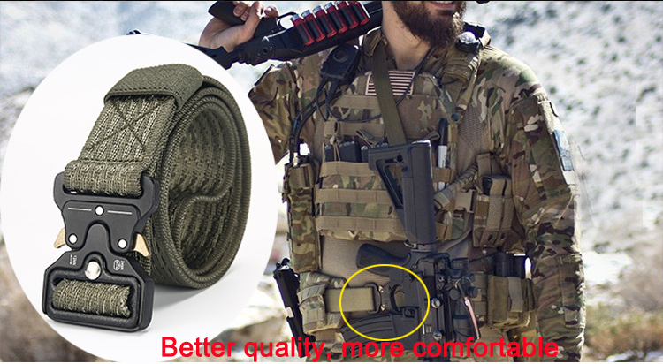 [DWTS]Belt Male Tactical military Canvas Belt Outdoor Tactical Belt men's Military Nylon Belts Army ceinture homme