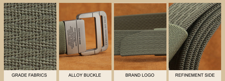 [MILUOTA] Military Equipment Tactical Belt Man Double Ring Buckle Thicken Canvas Belts for Men Waistband MU035