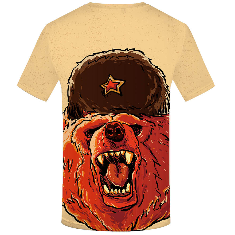 KYKU Brand Russia T-shirt Bear Shirts War Tshirt Military Clothes Gun Tees Tops Men 3d T shirt 2017 Cool Tee KYKU Brand Russia T-shirt Bear Shirts War Tshirt Military Clothes Gun Tees Tops Men 3d T shirt 2017 Cool Tee