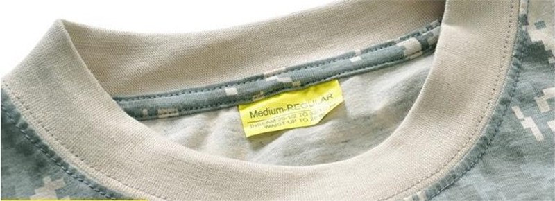 MEGE Summer Cotton T-shirt, Men Military Dry Camo Camp Tees, Camouflage Breathable Tactical Army Trainning Combat T Shirt