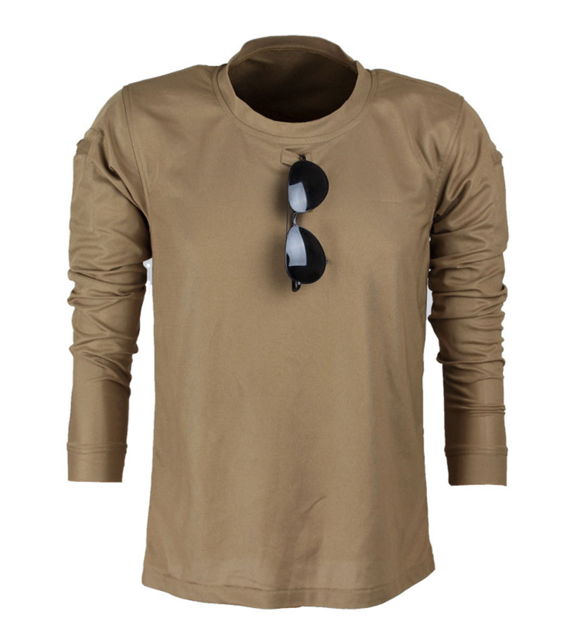 Men Tactical Military Camouflage T Shirt Long Breathable Quick Dry US Army Combat Full Sleeve T-Shirts Male