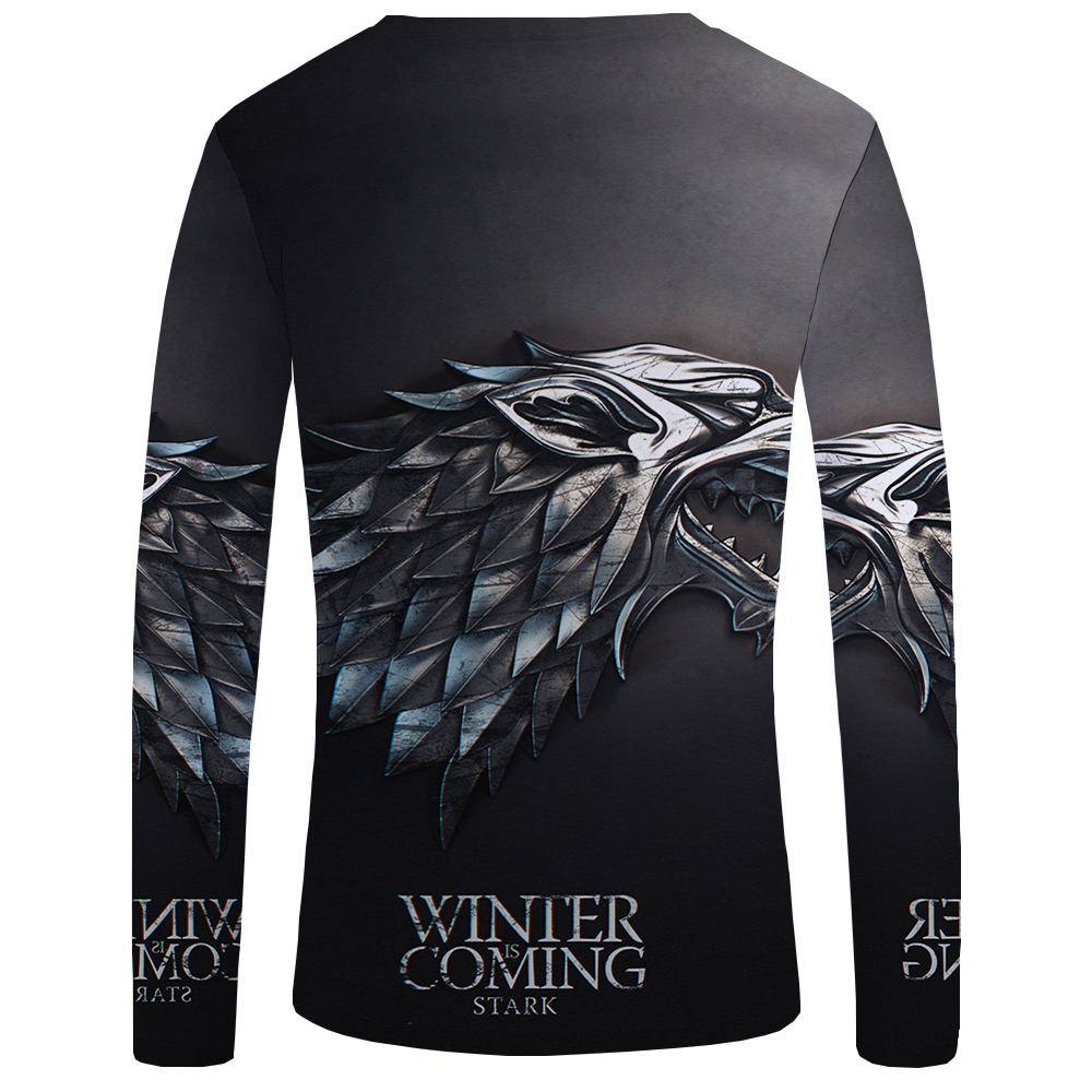 KYKU Brand Skull Long sleeve T shirt Germany Tshirt Military Clothes Punk Tops Gothic Funny T shirts Tees Men Fashion Top Tee