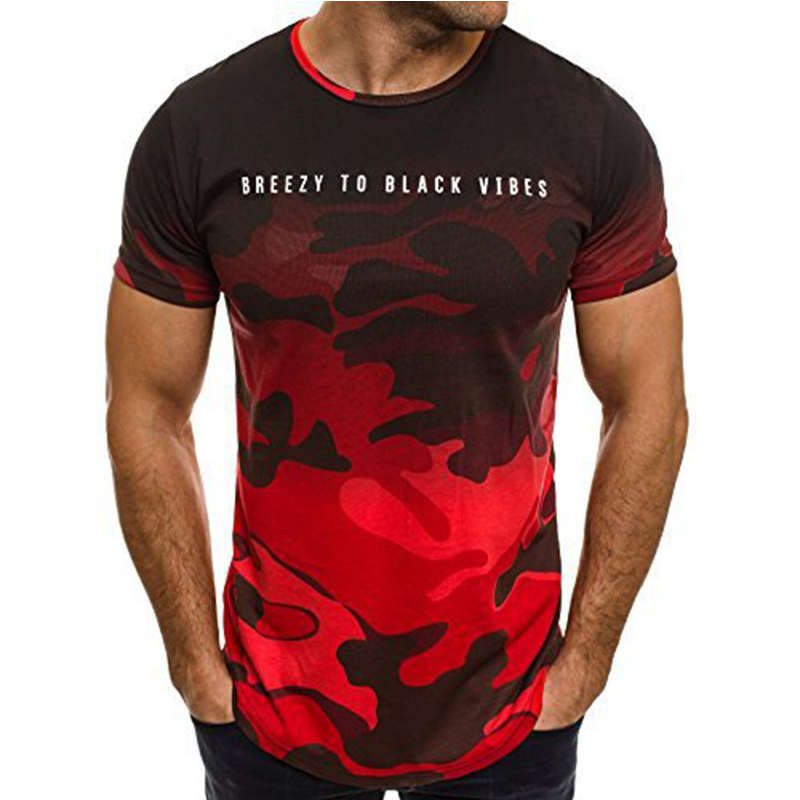 AIOPESON New Brand Short Sleeve T-shirt men Camouflage Tops Tees ...