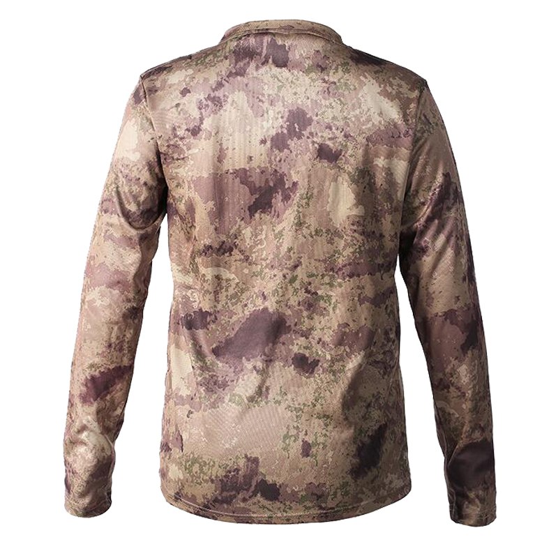 2018 New Tactical Military Camouflage T Shirt Male Breathable Quick Dry US Army Combat Full Sleeve Outwear T-shirt for Men S-3XL