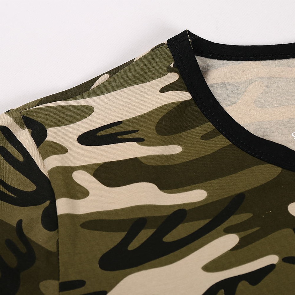 MENGD.G.O.S Man Casual Camouflage T-shirt Men Cotton Army Tactical Combat T Shirt Military Camo Mens T Shirts Fashion Tops Tees