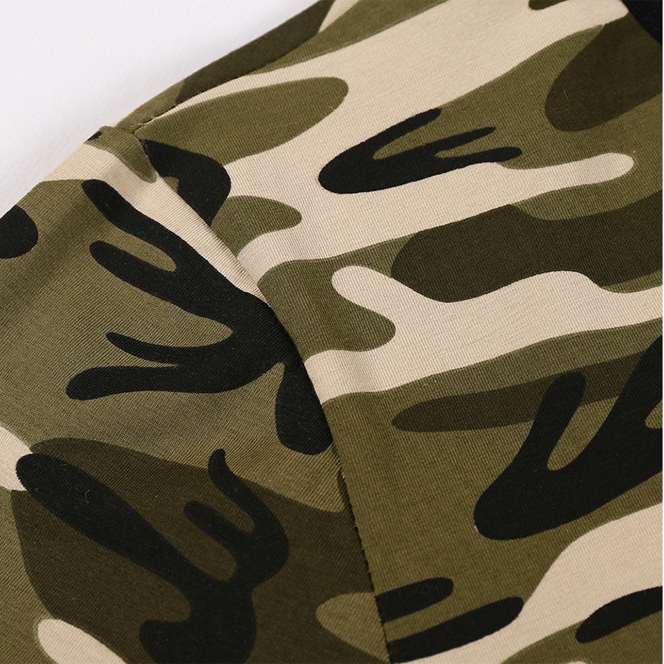 MENGD.G.O.S Man Casual Camouflage T-shirt Men Cotton Army Tactical Combat T Shirt Military Camo Mens T Shirts Fashion Tops Tees