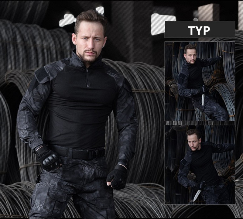 MEGE Men Military Airsoft Combat Shirt Frog Shirt, Tactical Gear Multicam Typhon Lightweight Rapid Assault Long Sleeve Shirt MEGE Men Military Airsoft Combat Shirt Frog Shirt, Tactical Gear Multicam Typhon Lightweight Rapid Assault Long Sleeve Shirt