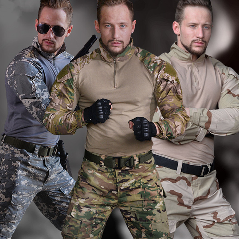 MEGE Men Military Airsoft Combat Shirt Frog Shirt, Tactical Gear Multicam Typhon Lightweight Rapid Assault Long Sleeve Shirt MEGE Men Military Airsoft Combat Shirt Frog Shirt, Tactical Gear Multicam Typhon Lightweight Rapid Assault Long Sleeve Shirt