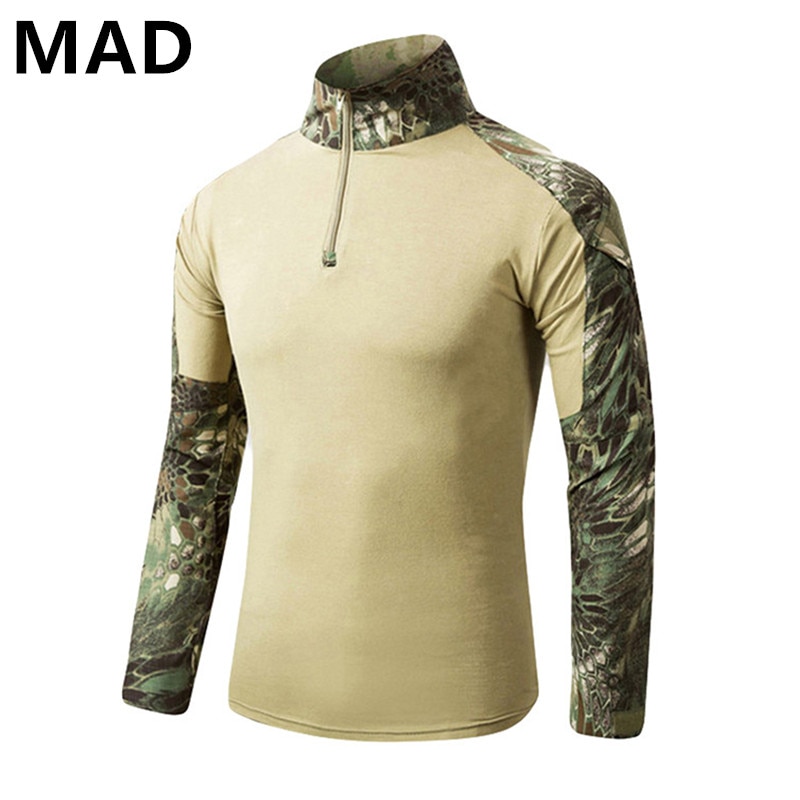 MEGE Men Military Airsoft Combat Shirt Frog Shirt, Tactical Gear Multicam Typhon Lightweight Rapid Assault Long Sleeve Shirt MEGE Men Military Airsoft Combat Shirt Frog Shirt, Tactical Gear Multicam Typhon Lightweight Rapid Assault Long Sleeve Shirt