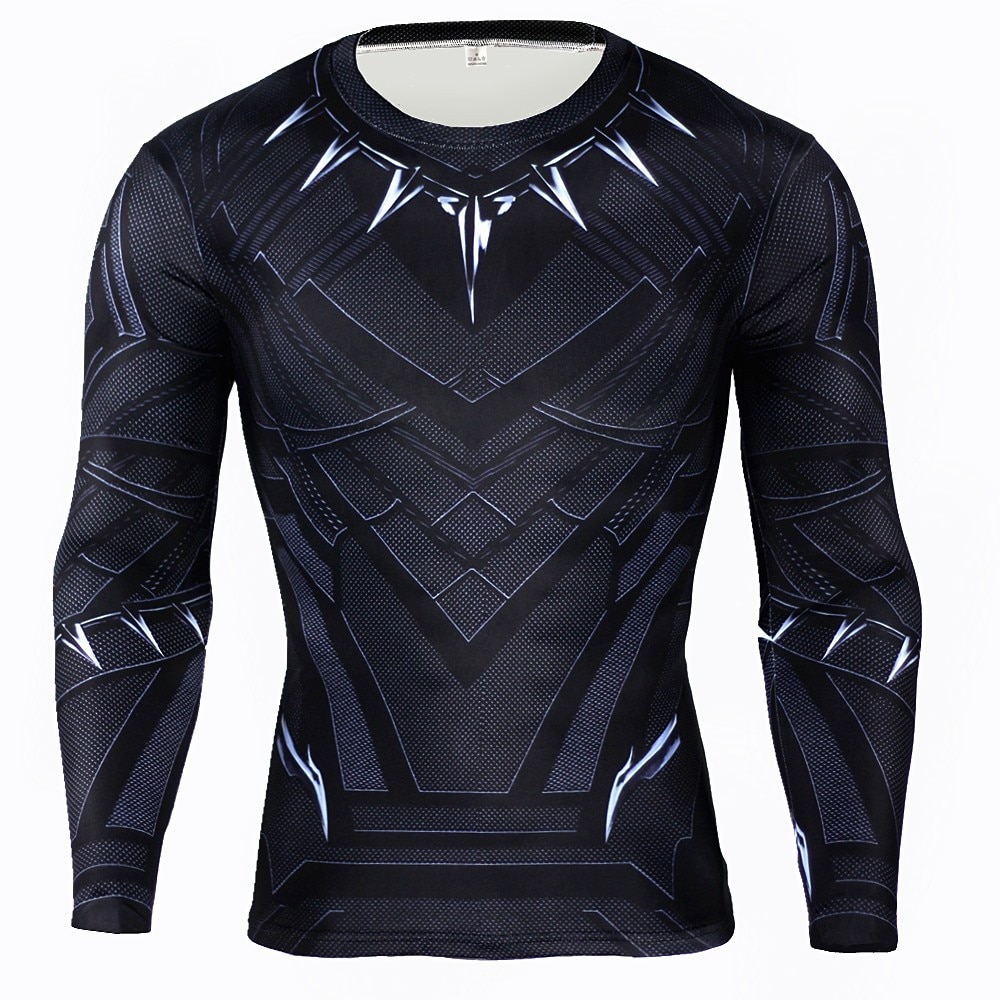 New Camouflage Military T Shirt Bodybuilding Tights Fitness Men Quick Dry Camo Long Sleeve T Shirts Crossfit Compression Shirt