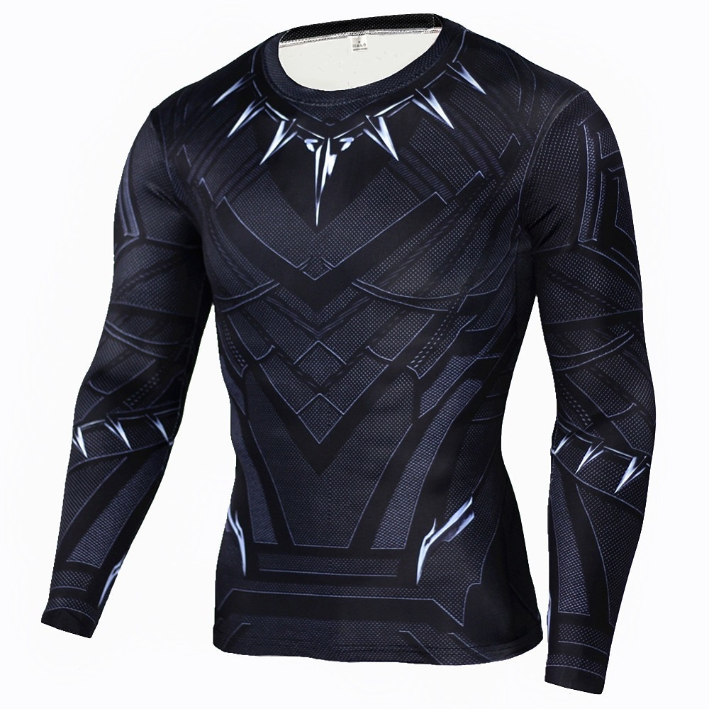 New Camouflage Military T Shirt Bodybuilding Tights Fitness Men Quick Dry Camo Long Sleeve T Shirts Crossfit Compression Shirt