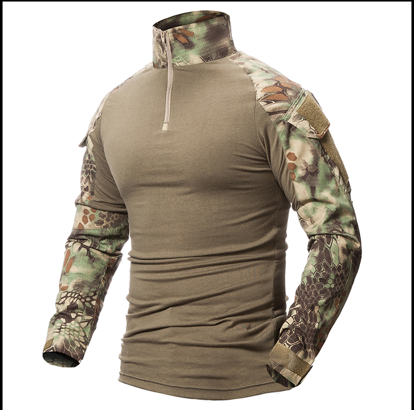 S.ARCHON Military Uniform Tactical Long Sleeve T-Shirt Men Camouflage ...