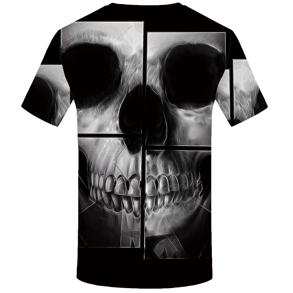 KYKU Skull T Shirt Men Black Military Tshirt Feather 3d Print T-shirt Punk Rock Clothes Anime Hip Hop Mens Clothing Casual Tops KYKU Skull T Shirt Men Black Military Tshirt Feather 3d Print T-shirt Punk Rock Clothes Anime Hip Hop Mens Clothing Casual Tops