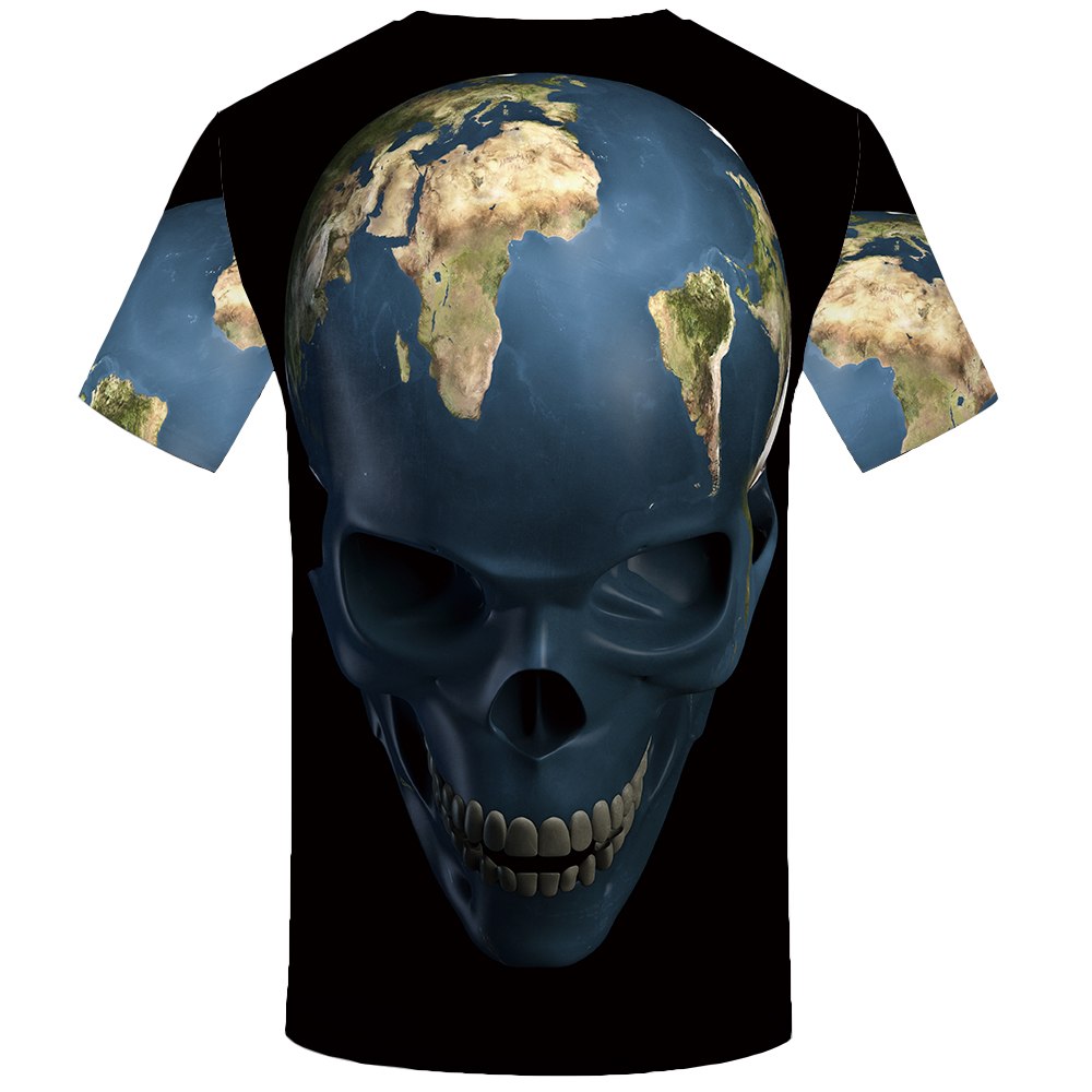 KYKU Skull T Shirt Men Black Military Tshirt Feather 3d Print T-shirt Punk Rock Clothes Anime Hip Hop Mens Clothing Casual Tops KYKU Skull T Shirt Men Black Military Tshirt Feather 3d Print T-shirt Punk Rock Clothes Anime Hip Hop Mens Clothing Casual Tops