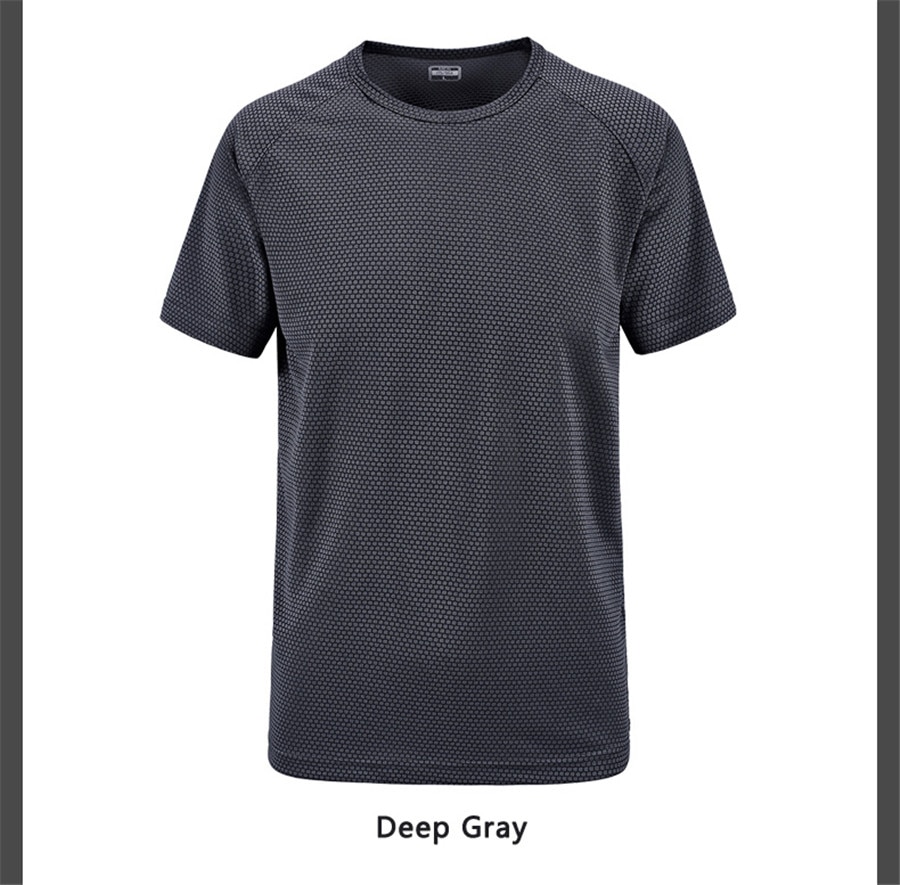 PEILOW plus size M~6XL 7XL Summer Style New T Shirt Men outwear black military Quick Dry Slim Fit T-shirt Men's brand Clothing