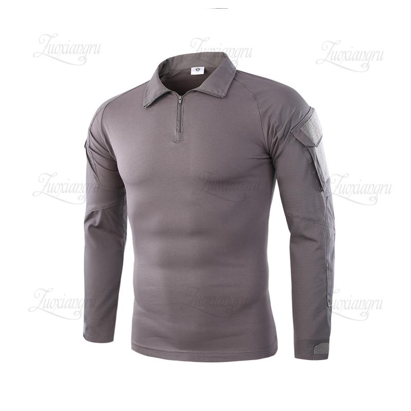 Men Summer Army Combat Tactical T Shirt Military Camouflage Long Sleeve Military T-shirts Man Clothes Airsoft Paintball No Pads Men Summer Army Combat Tactical T Shirt Military Camouflage Long Sleeve Military T-shirts Man Clothes Airsoft Paintball No Pads