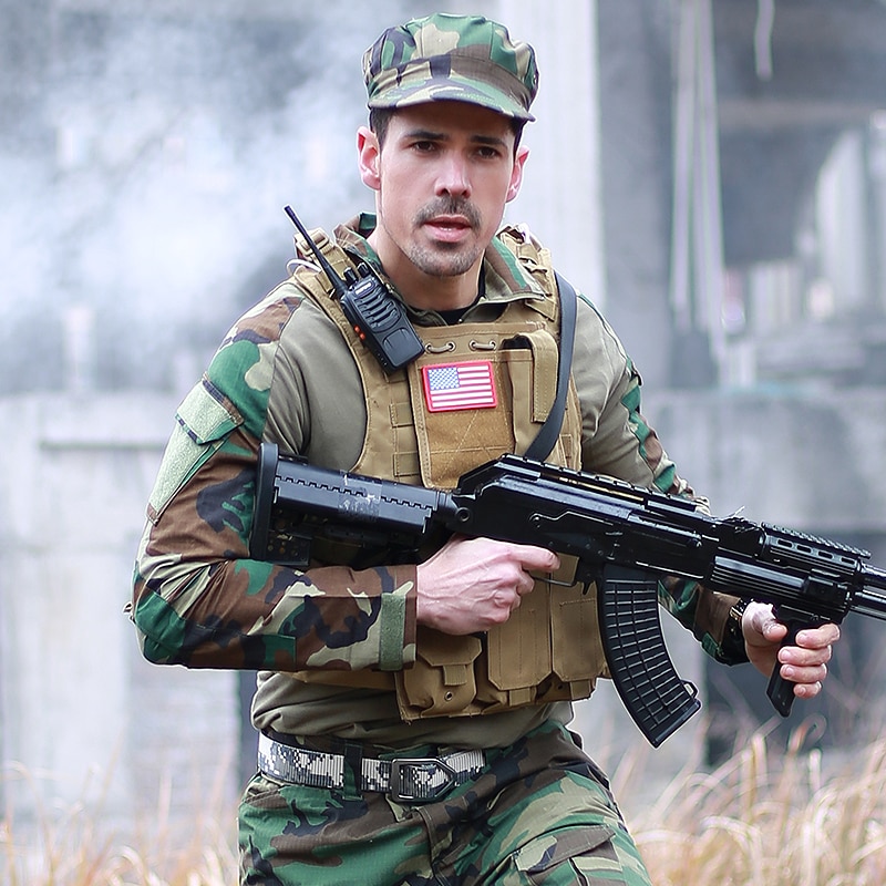 Men Summer Army Combat Tactical T Shirt Military Camouflage Long Sleeve Military T-shirts Man Clothes Airsoft Paintball No Pads Men Summer Army Combat Tactical T Shirt Military Camouflage Long Sleeve Military T-shirts Man Clothes Airsoft Paintball No Pads