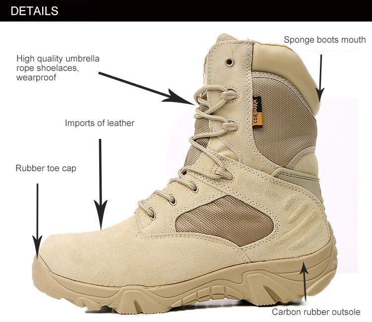 Winter Autumn Men Military Boots Quality Special Force Tactical Desert Combat Ankle Boats Army Work Shoes Leather Snow Boots Winter Autumn Men Military Boots Quality Special Force Tactical Desert Combat Ankle Boats Army Work Shoes Leather Snow Boots