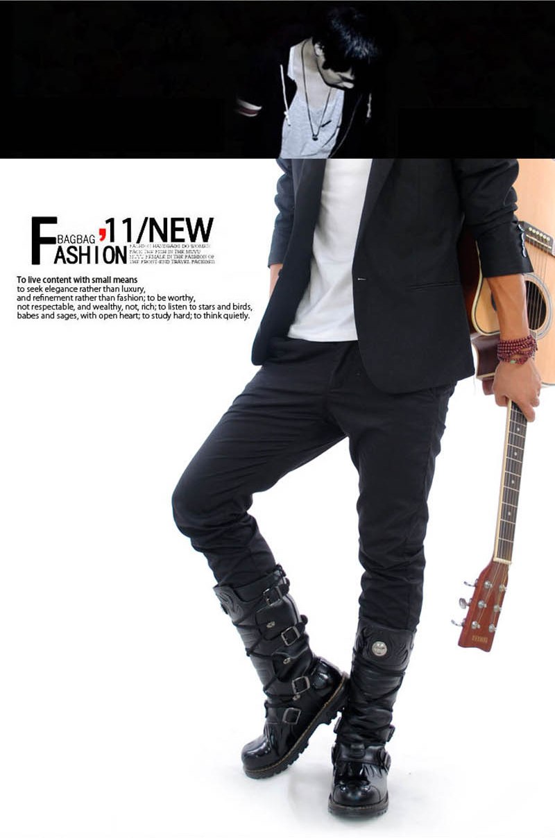 FIDANEI High Quality Genuine Leather Men high Boots Black Military Boots Tactical Boots Army Boots Men botas Leather Shoes