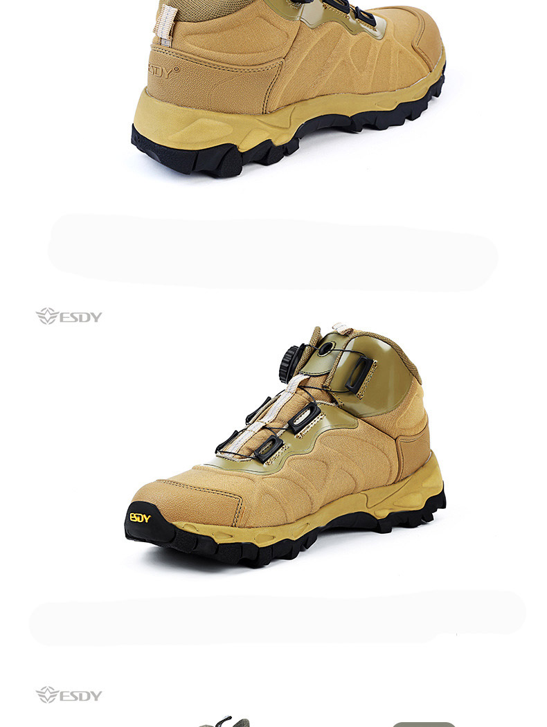 Men Tactical Military Boots Winter Leather Lace Up Combat Army Ankle Boots Mens Flat Safety Work Shoes